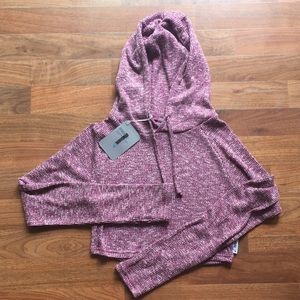 Gymshark cropped slounge hoodie